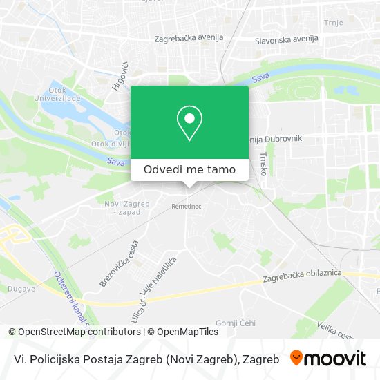 Karta Vi. Policijska Postaja Zagreb (Novi Zagreb)
