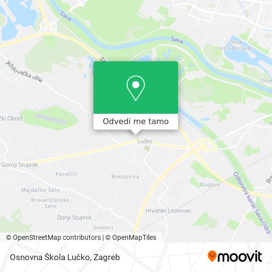 Karta Osnovna Škola Lučko