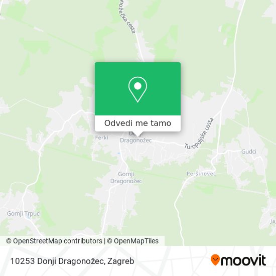 Karta 10253 Donji Dragonožec