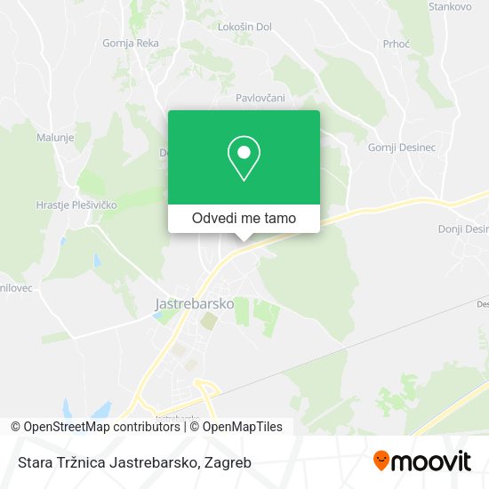Karta Stara Tržnica Jastrebarsko