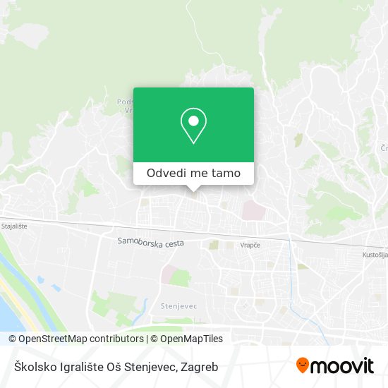 Karta Školsko Igralište Oš Stenjevec