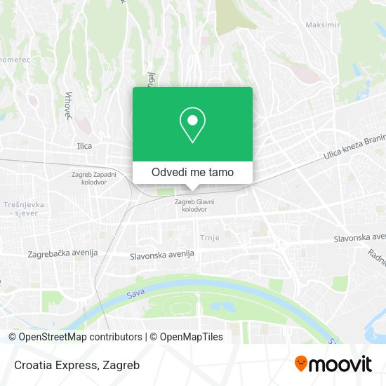 Karta Croatia Express