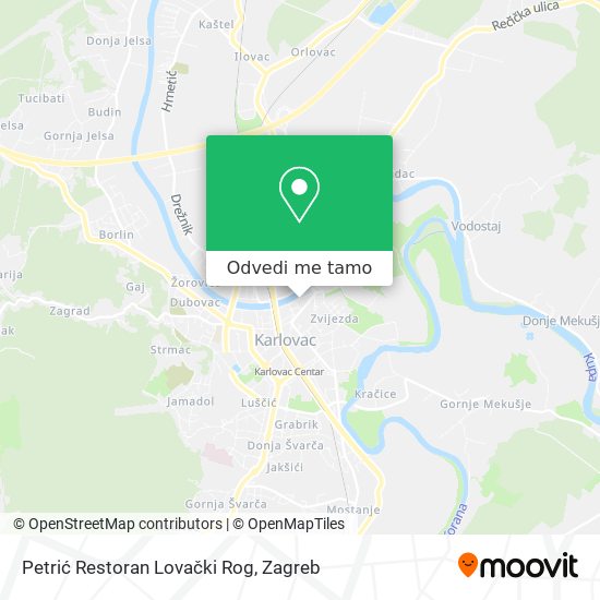 Karta Petrić Restoran Lovački Rog