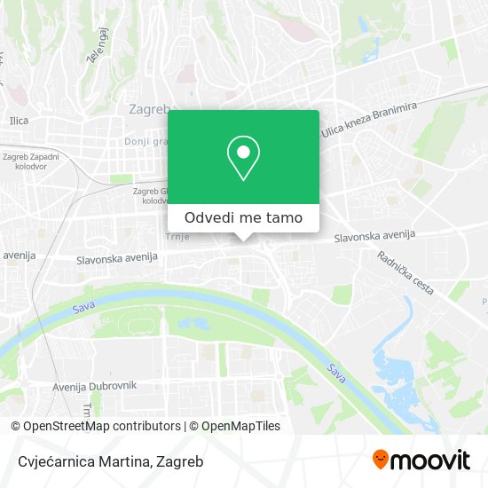 Karta Cvjećarnica Martina