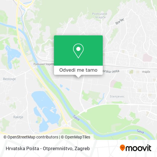 Karta Hrvatska Pošta - Otpremništvo