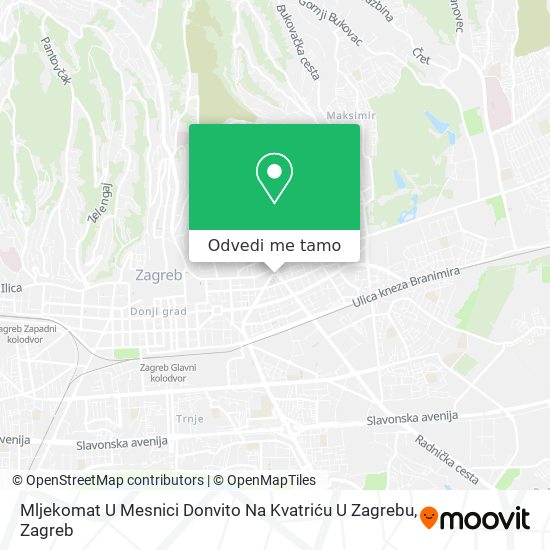 Karta Mljekomat U Mesnici Donvito Na Kvatriću U Zagrebu