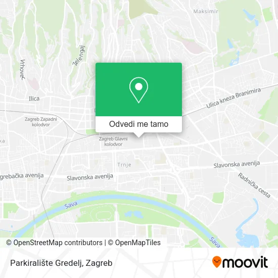 Karta Parkiralište Gredelj