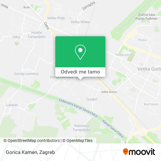 Karta Gorica Kamen