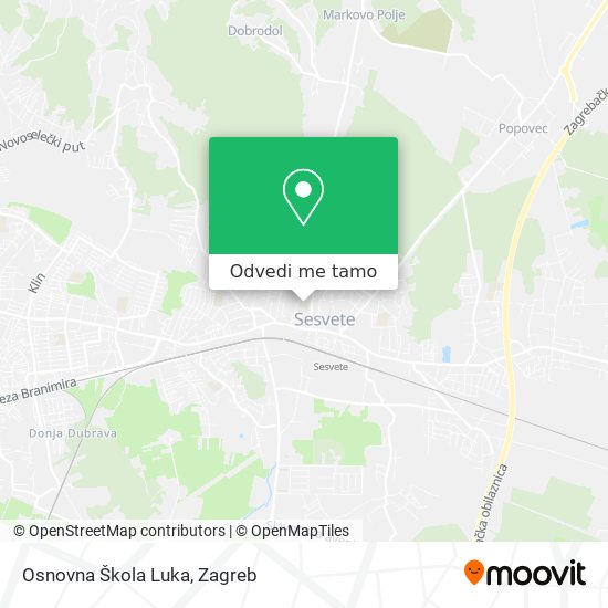 Karta Osnovna Škola Luka