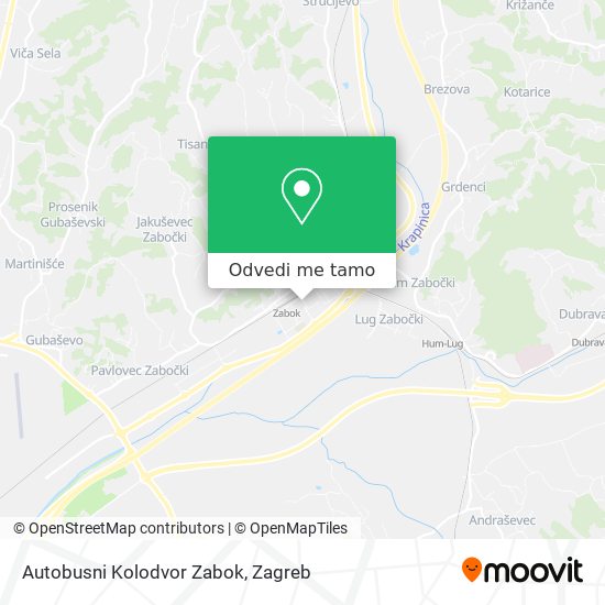 Karta Autobusni Kolodvor Zabok