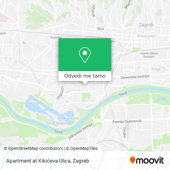 Karta Apartment at Kikićeva Ulica