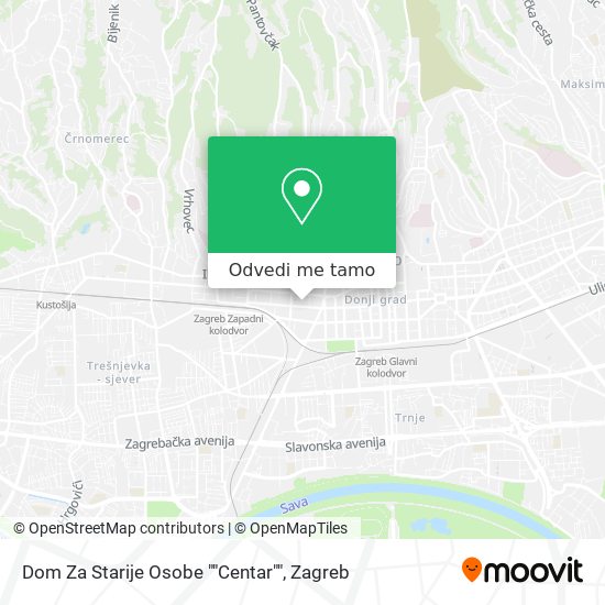 Karta Dom Za Starije Osobe ""Centar""