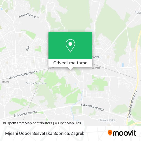Karta Mjesni Odbor Sesvetska Sopnica