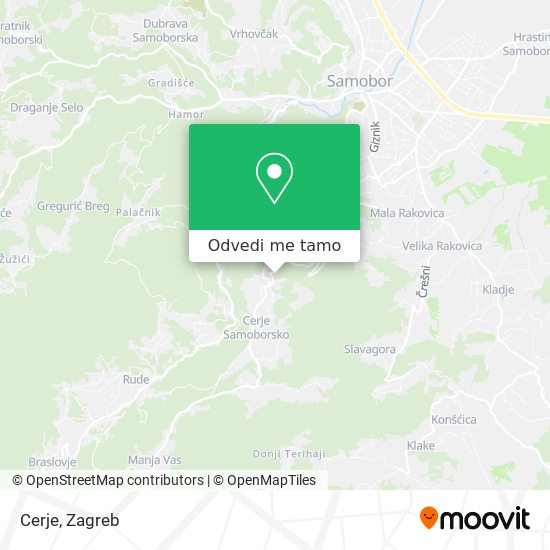 Karta Cerje