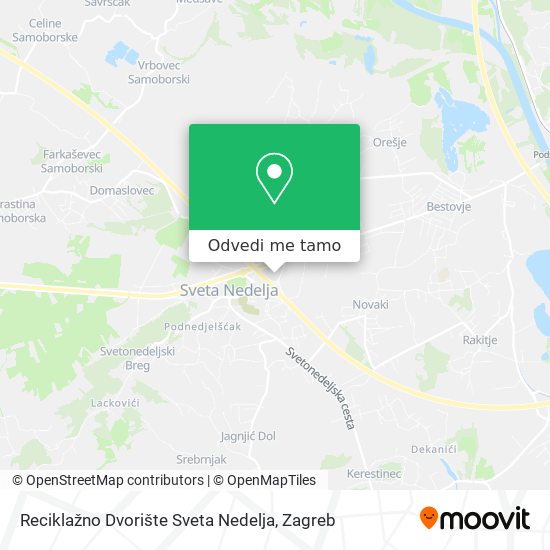Karta Reciklažno Dvorište Sveta Nedelja