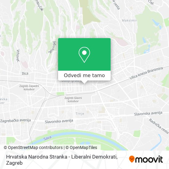 Karta Hrvatska Narodna Stranka - Liberalni Demokrati