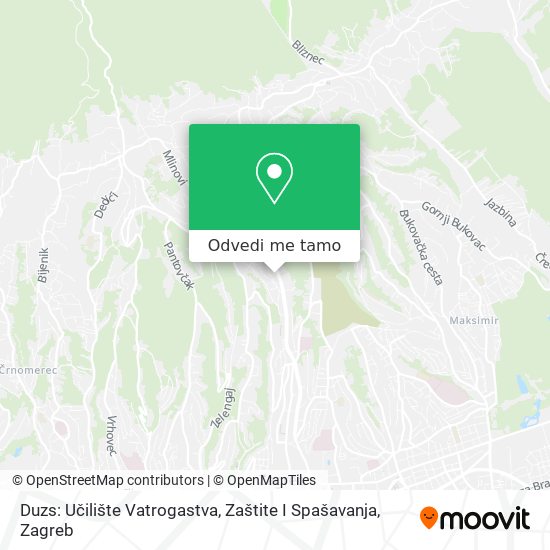 Karta Duzs: Učilište Vatrogastva, Zaštite I Spašavanja