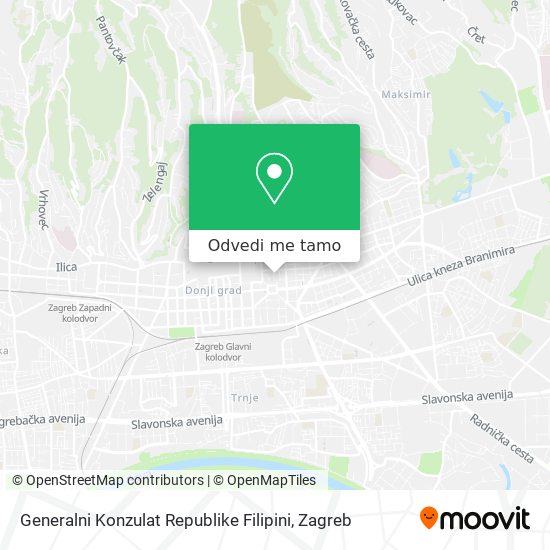 Karta Generalni Konzulat Republike Filipini