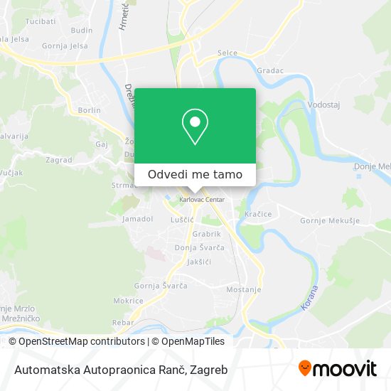 Karta Automatska Autopraonica Ranč