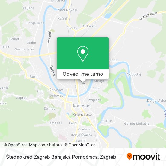 Karta Štednokred Zagreb Banijska Pomoćnica