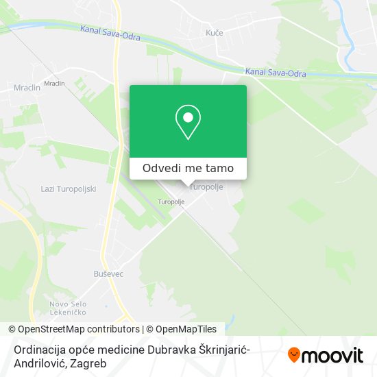 Karta Ordinacija opće medicine Dubravka Škrinjarić-Andrilović
