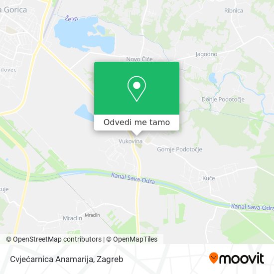 Karta Cvjećarnica Anamarija