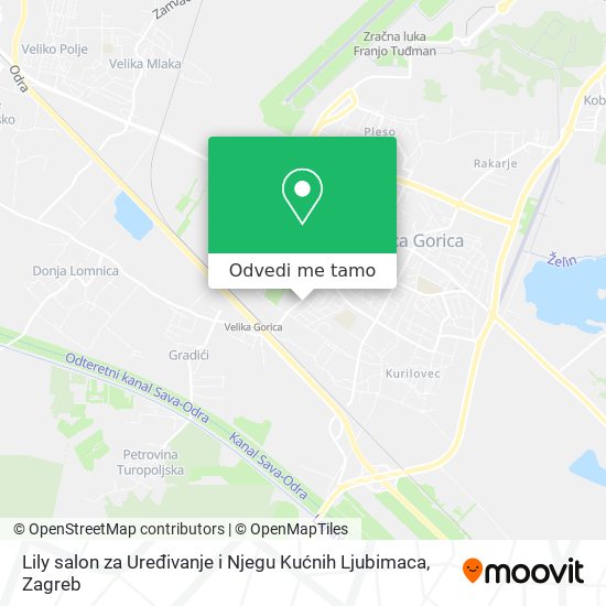 Karta Lily salon za Uređivanje i Njegu Kućnih Ljubimaca