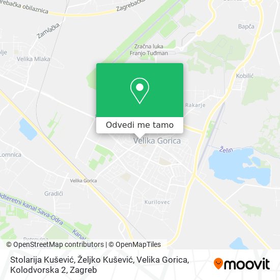 Karta Stolarija Kušević, Željko Kušević, Velika Gorica, Kolodvorska 2