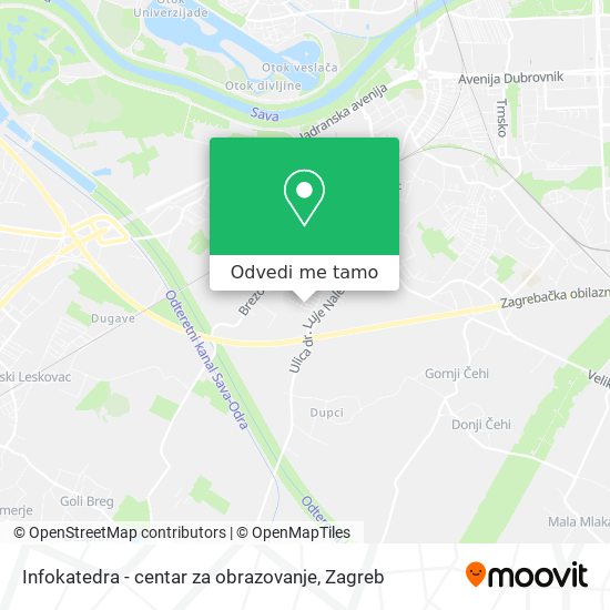 Karta Infokatedra - centar za obrazovanje