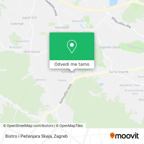 Karta Bistro i Pečenjara Skeja