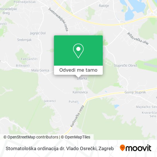 Karta Stomatološka ordinacija dr. Vlado Osrečki