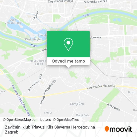 Karta Zavičajni klub 'Plavuzi Klis Sjeverna Hercegovina'