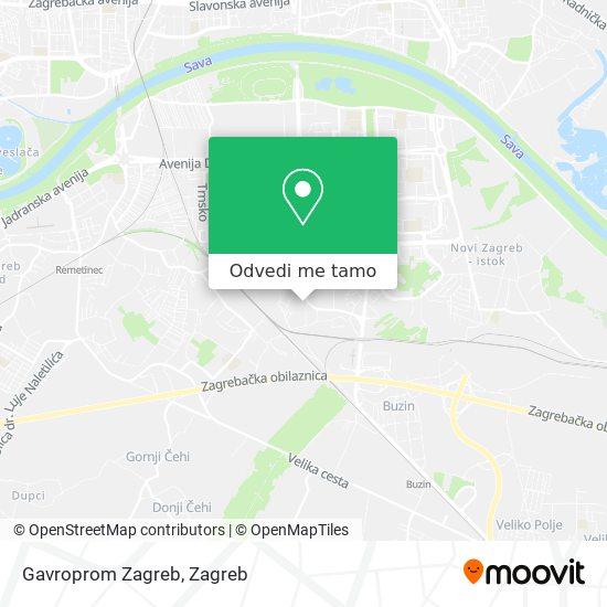 Karta Gavroprom Zagreb