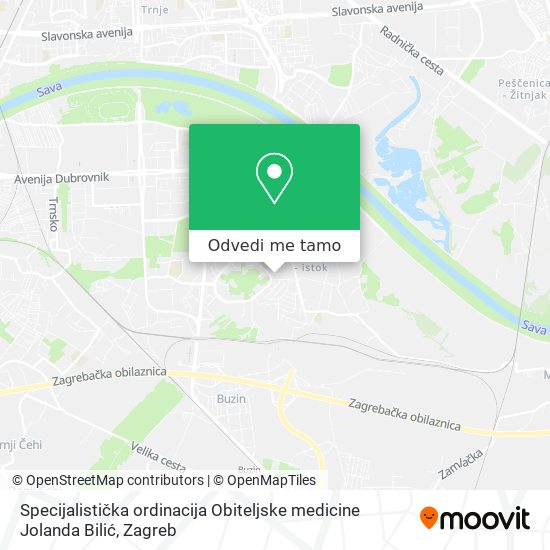 Karta Specijalistička ordinacija Obiteljske medicine Jolanda Bilić