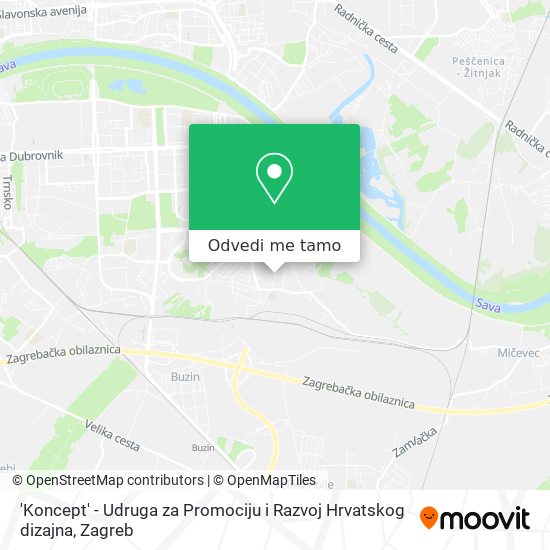 Karta 'Koncept' - Udruga za Promociju i Razvoj Hrvatskog dizajna