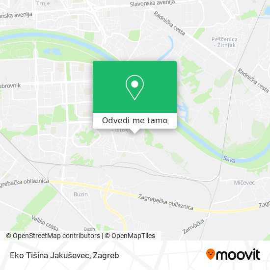 Karta Eko Tišina Jakuševec