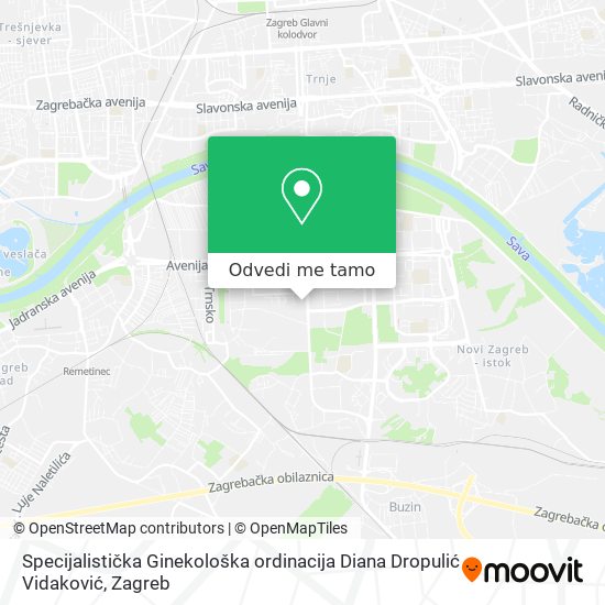 Karta Specijalistička Ginekološka ordinacija Diana Dropulić Vidaković