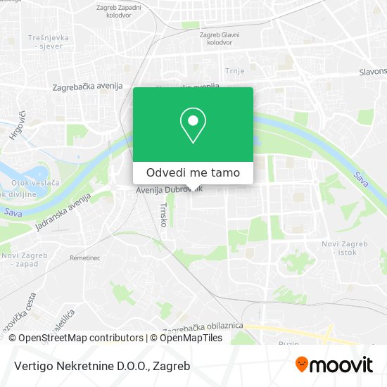 Karta Vertigo Nekretnine D.O.O.