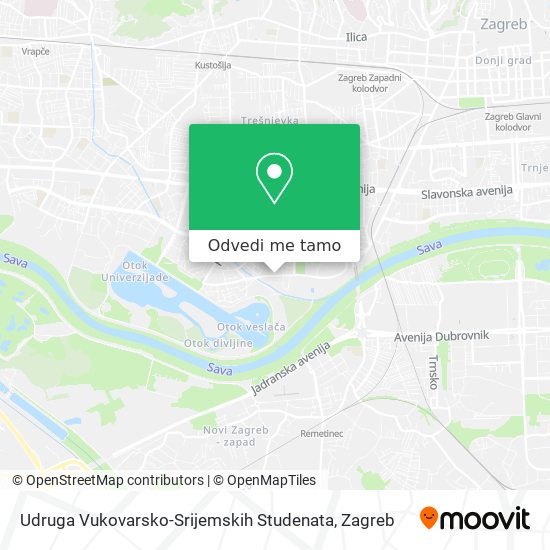 Karta Udruga Vukovarsko-Srijemskih Studenata