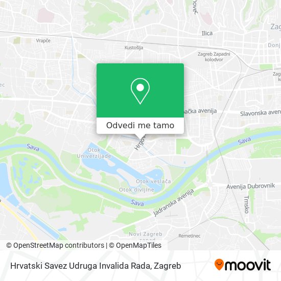 Karta Hrvatski Savez Udruga Invalida Rada