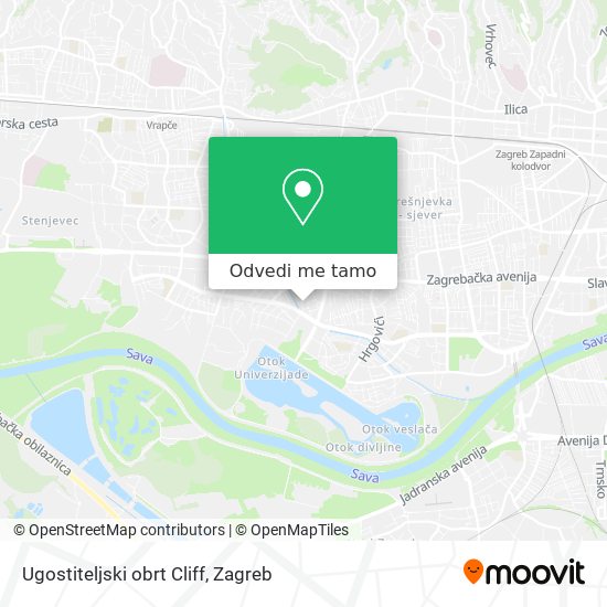 Karta Ugostiteljski obrt Cliff