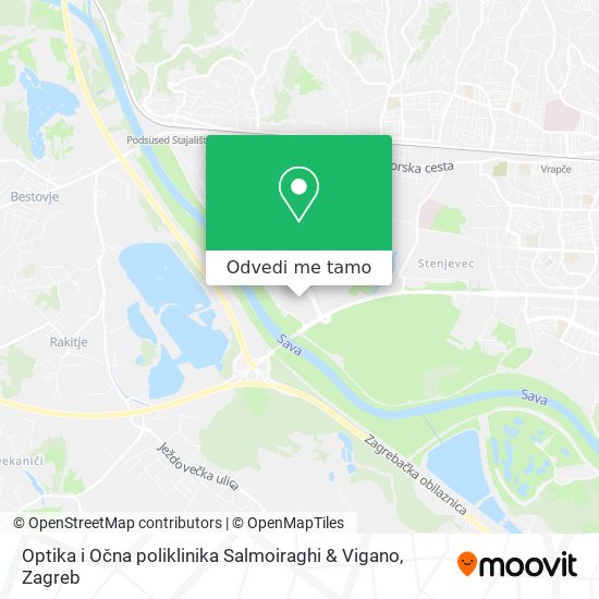 Karta Optika i Očna poliklinika Salmoiraghi & Vigano