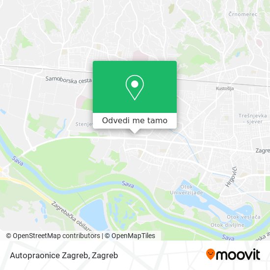 Karta Autopraonice Zagreb