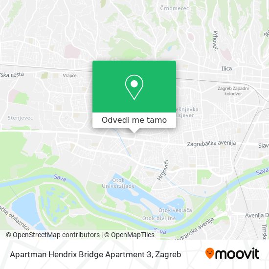 Karta Apartman Hendrix Bridge Apartment 3