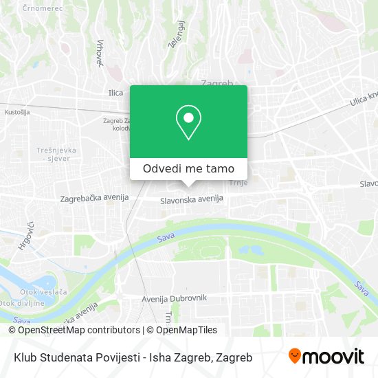 Karta Klub Studenata Povijesti - Isha Zagreb