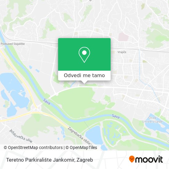 Karta Teretno Parkiralište Jankomir