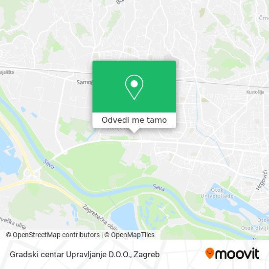 Karta Gradski centar Upravljanje D.O.O.