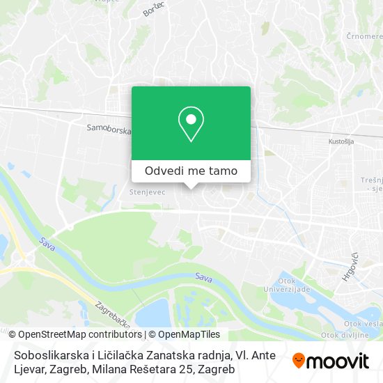 Karta Soboslikarska i Ličilačka Zanatska radnja, Vl. Ante Ljevar, Zagreb, Milana Rešetara 25