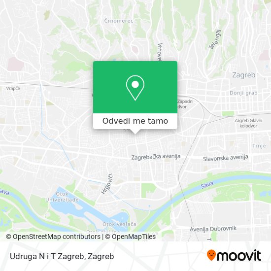 Karta Udruga N i T Zagreb