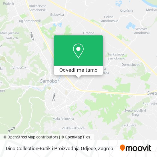 Karta Dino Collection-Butik i Proizvodnja Odjeće